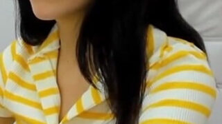 Latina with a Perfect Skinny Body Masturbates in Her Office When the Boss Is Away