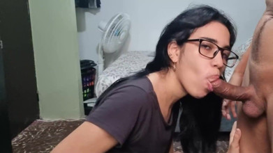 Big and Delicious Cumshot on This Colombian’s Tits