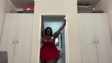 Big Black BBW Striptease