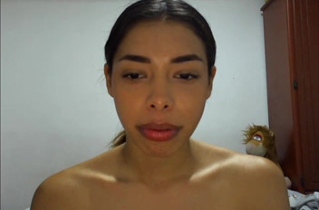 Latina with Big Tits Is Uan and Is in Her Room with Her Live Camera