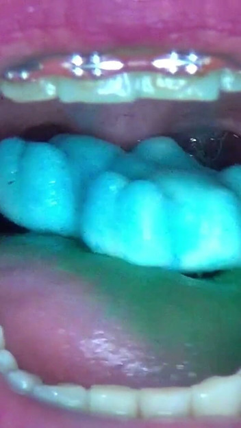 Swallowing Gummy Bears in Pairs!!